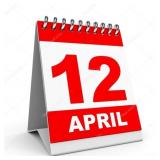 Sunday - April 12th @ 1PM