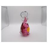 Vintage Hand Crafted Glass Angel 4' - Purchased at