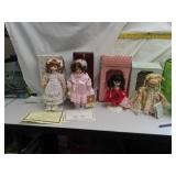 4 Vintage Dolls in Boxes - Cinderella & more