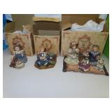 3 Yesterdays Child Figurines in Boxes - Tallest 4"