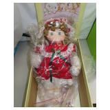 1993 Goebel Christmas Doll in Box = 14&1/2'