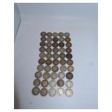 Tube of 50 Silver Barber Dimes