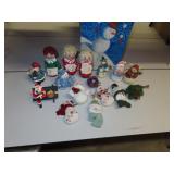 Group of Snowmen - Santa & more