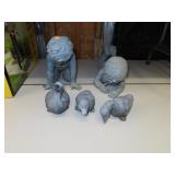 NO SHIPPING - 5 Piece Yard & Garden Decor