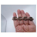 Signed Michael Dawkins 925 Silver Bracelet