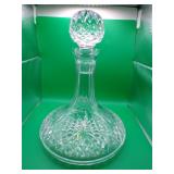 Beautiful Lismore Waterford Crystal Decanter 10"