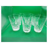 6 Kylemore Waterford Crystal Whiskey or Juice