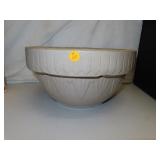 Antique Crock Stoneware Bowl 12&3/4" x 6&1/2"