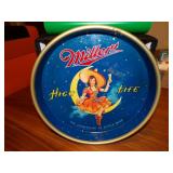 Vintage Miller High Life Beer Tray = 13"