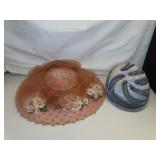 2 Vintage Ladies Hats