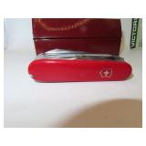 Vintage Swiss Army Knife with Box = Victorinox
