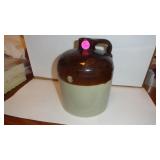 Smaller Antique Stoneware Jug = 7&1/2' tall