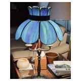 NO SHIPPING - Beautiful Antique Lamp = 30' tall