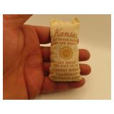 Vintage 1961 Kansas Wheat Bag Hutchinson Kansas