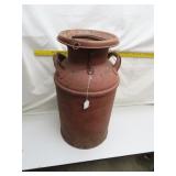NO SHIPPING - Antique Milk Can - Rusted Bottom =