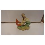 Vintage Japan Mermaid = 3&3/8' x 3'