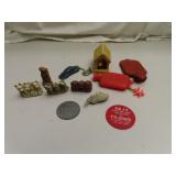 Lot of Chalkware Figurines & more
