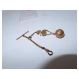 Antique Ornate Pocket Watch Fob Chain