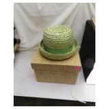 Vintage Chez Original Ladies Straw Hat in Original