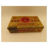 Vintage Red Dot Junior Cigar Tin
