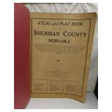 Antique 1920 Sherman County Nebraska Plat Book