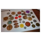 Assorted Wooden Nickels & more