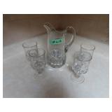 Pickup in Blue Hill 09/12 - Pitcher & 4 Glasses