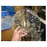 Vintage Fostoria Meadow Rose Baroque Bowl =