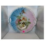 Antique Bavaria Key Hole Plate - Hand Painted =