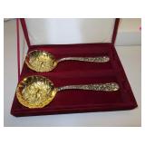 2 Vintage Godinger Silversmiths Gold & Silver