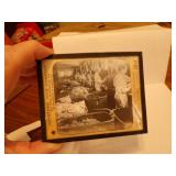Antique Magic Lantern Glass Slide American Mill