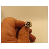 Vintage Native American Ring Size 8 Signed G&S 86