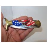 LockBlade Pocket Knife (Eagle) = 4&5/8" closed