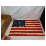 Vintage 48 Star Flag = 11" x 16"