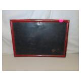 Vintage Pressed Steel Black Board = 12" x 8&1/4"