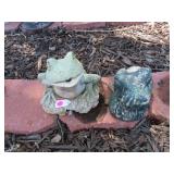 Pickup in Blue Hill 09/12 - 2 Cement Frogs
