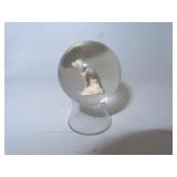 Antique Sulphied Dog Marble = 1&5/8"