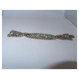 Very Ornate Vintage Rhinestone Bracelet = 7&1/4"