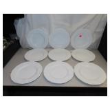 8 Indiana Colony Harvest Grape Milk Glass 9&3/4'
