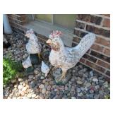 Pickup in Blue Hill 09/12 - 4 Concrete Chickens