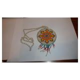 Vintage Native American Beaded Necklace