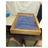 NO SHIPPING - Wood & Glass Display Box