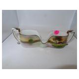Antique Hand Painted Nippon Double Spoon Holder