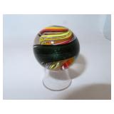 Vintage Swirl Marble with Adventurine = 1&3/4"