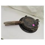 RARE Griswold Cast Iron No 7 Waffle Iron Pat No