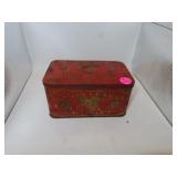 Antique Union Leader Cut Plug Tin = 6" x 4" x 3"