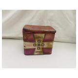 Little OBO Straight Havana Cigar Tin = 6&1/4' x