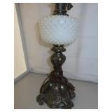Vintage Hobnail Table Lamp = 32" x 7&1/2"