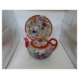 Vintage Japan Tea Pot & Plate