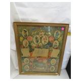 NO SHIPPING - Antique Rutt Family Record with